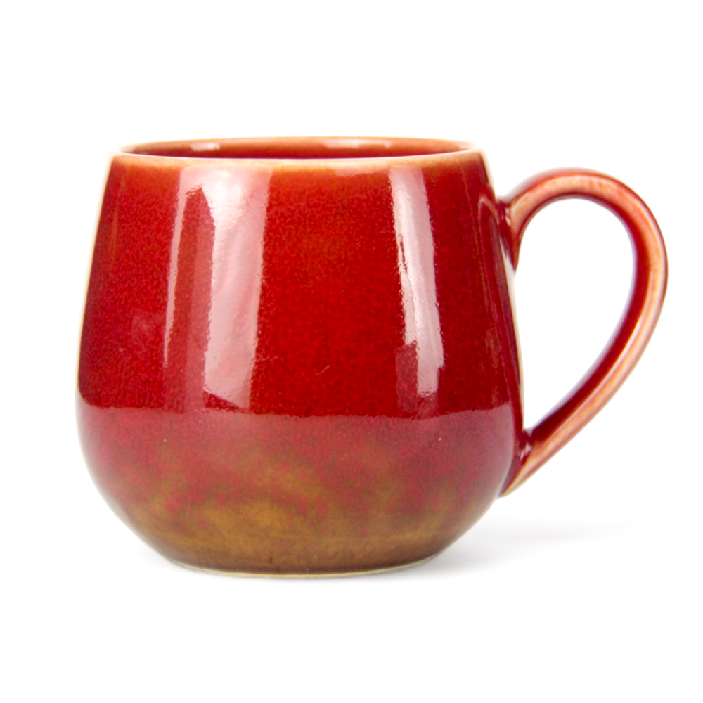 Porcelain BTQ Enus Teapot w/ 2 cups 1.2L, Red - Image 3