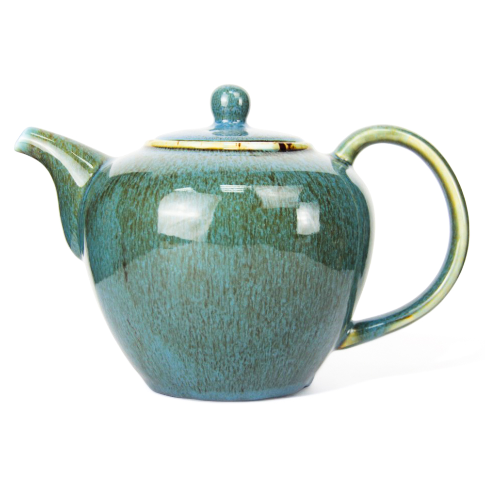 Porcelain BTQ Enus Teapot 1.2L, Blue