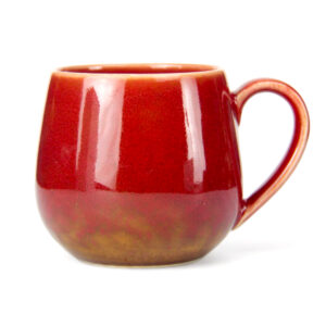 Porcelain BTQ mug, 400ml, Red