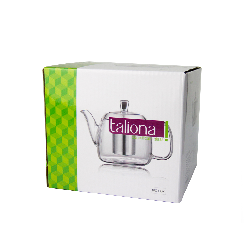 Glass TPot s/s filter Square, 700ml - Image 4