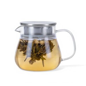 Glass Teapot Stainless Steel Filter & Lid, 460ml