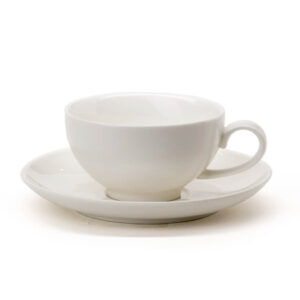 Ivory Cup And Saucer