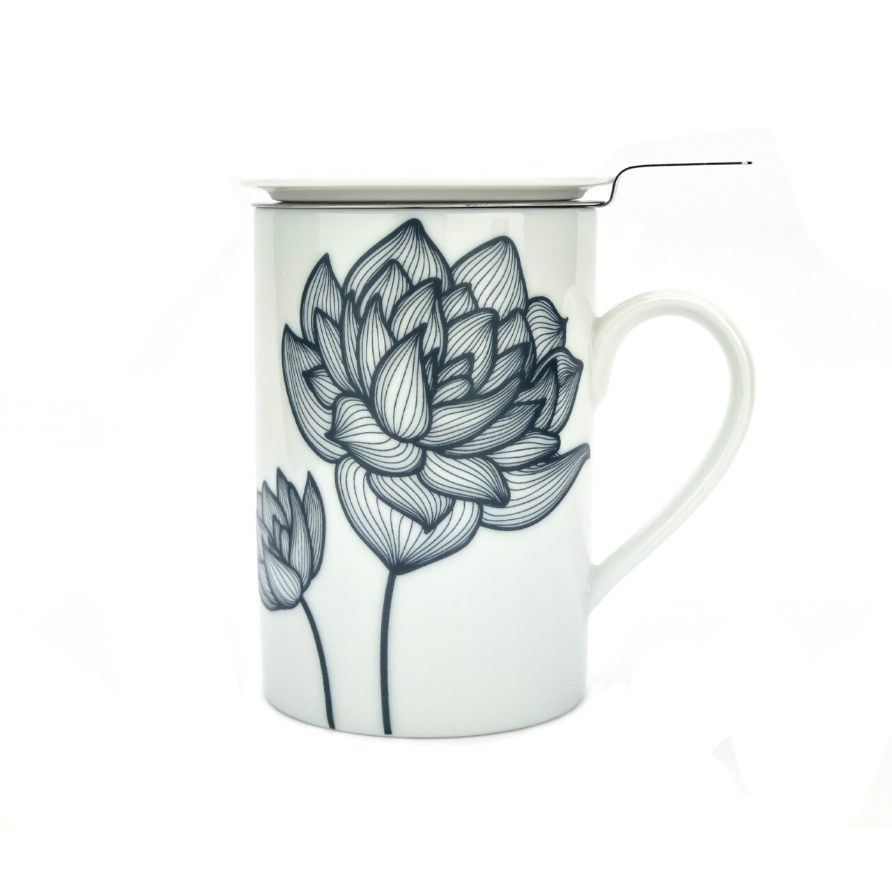 Blue Lotus 3pc Mug