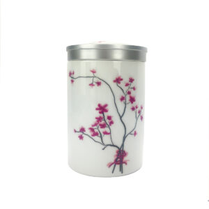 Cherry Blossom Tea Box red