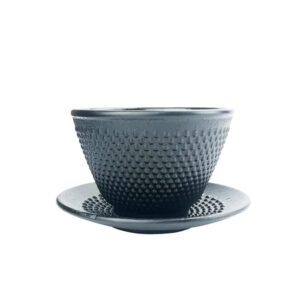 Cup & Dot Saucer 0.1L (black)