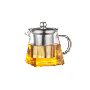 Glass TPot s/s filter Square, 350ml