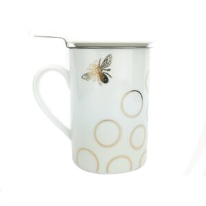 Gold Bees 3pc Mug