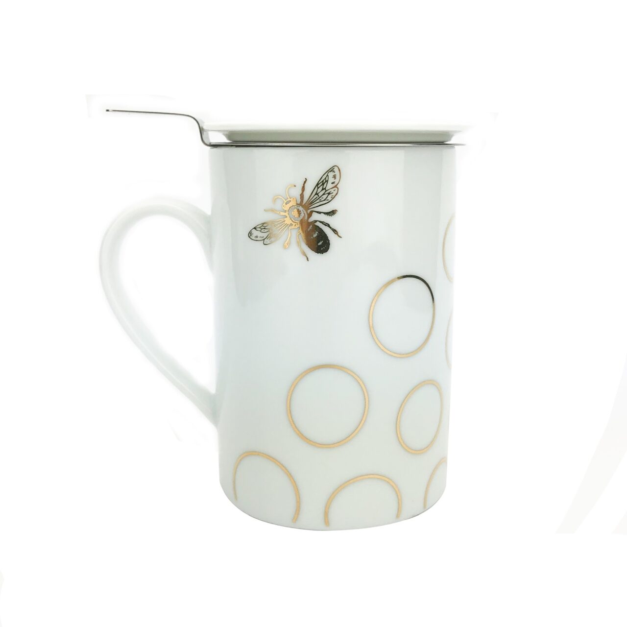 Gold Bees 3pc Mug