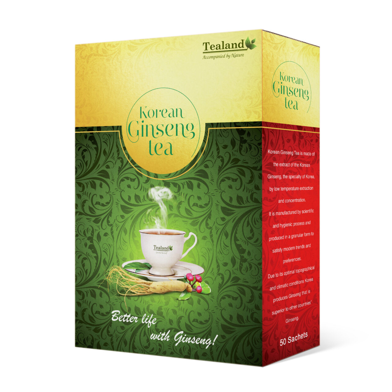 Korean Ginseng Tea 50 bags - Image 3