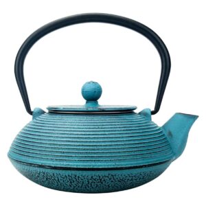Cast Iron Teapot (Sky blue) 0.6L