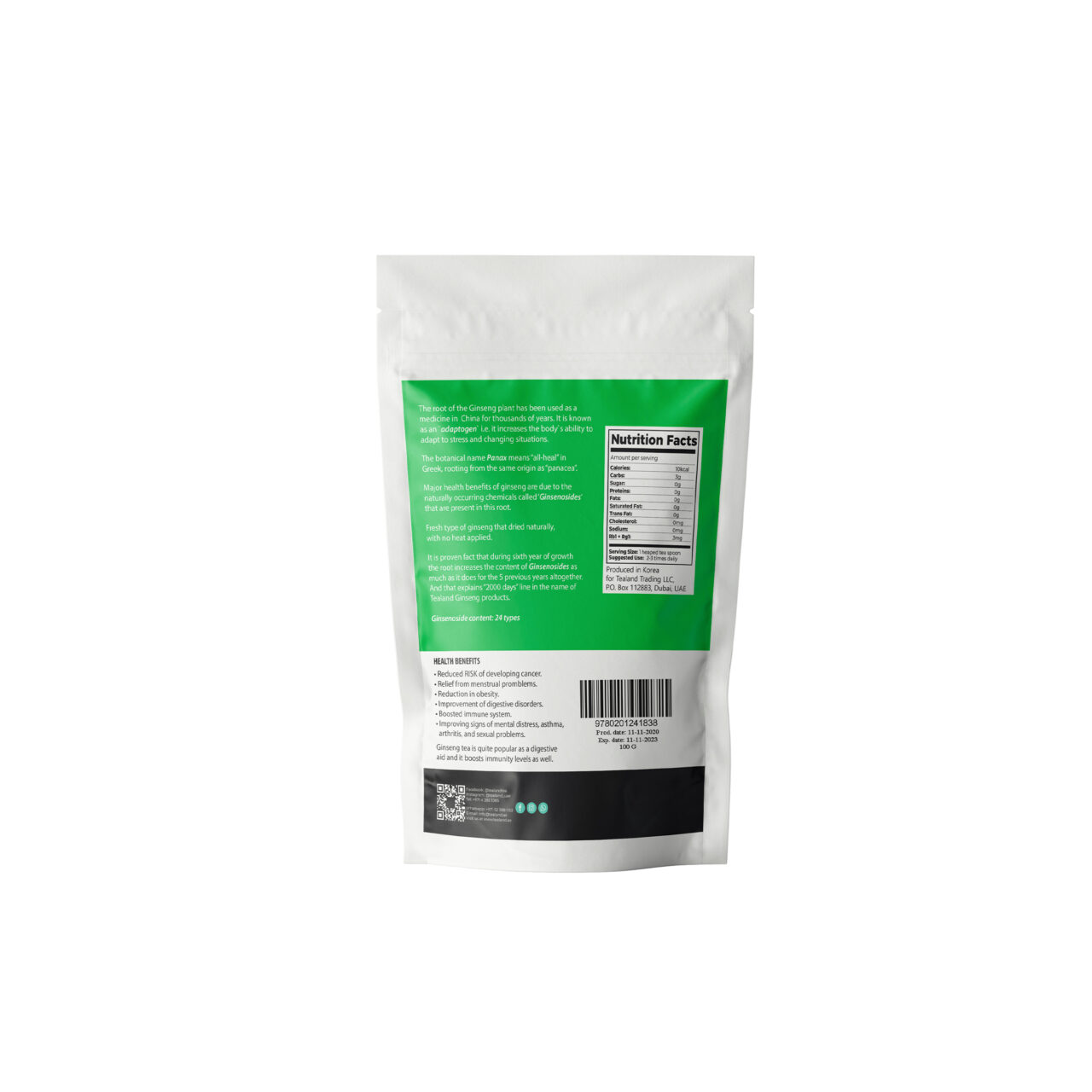 White Ginseng Bundle 100g - Image 3