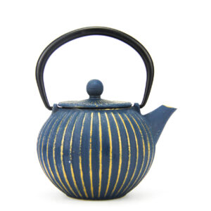 Cast Iron Teapot 0.5L (blue&gold)