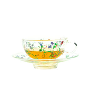 Fleurette Glass Cup & Saucer 185ml