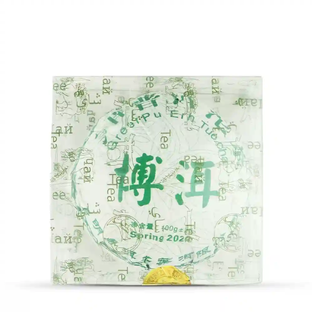Sheng Puer Tuo Cha in PVC 2020, 100g - Image 3