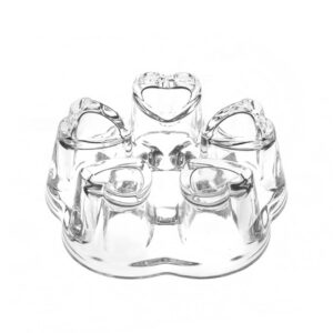 Glass Heart Warmer 7x12.2cm