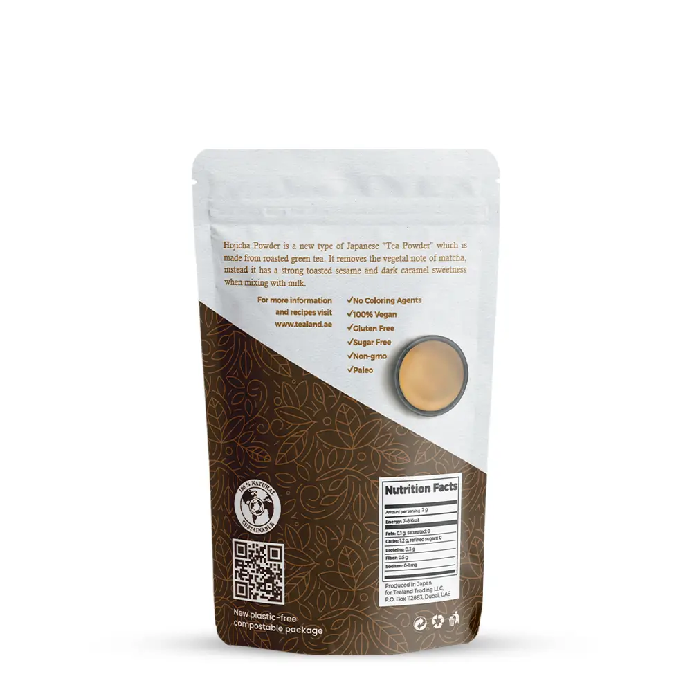 Organic Houjicha Powder, 100g - Image 4