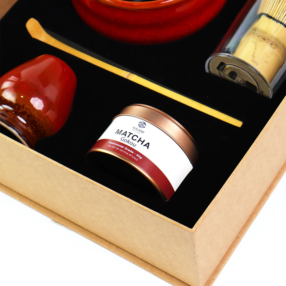 Matcha Ritual Set (Red) - Image 2