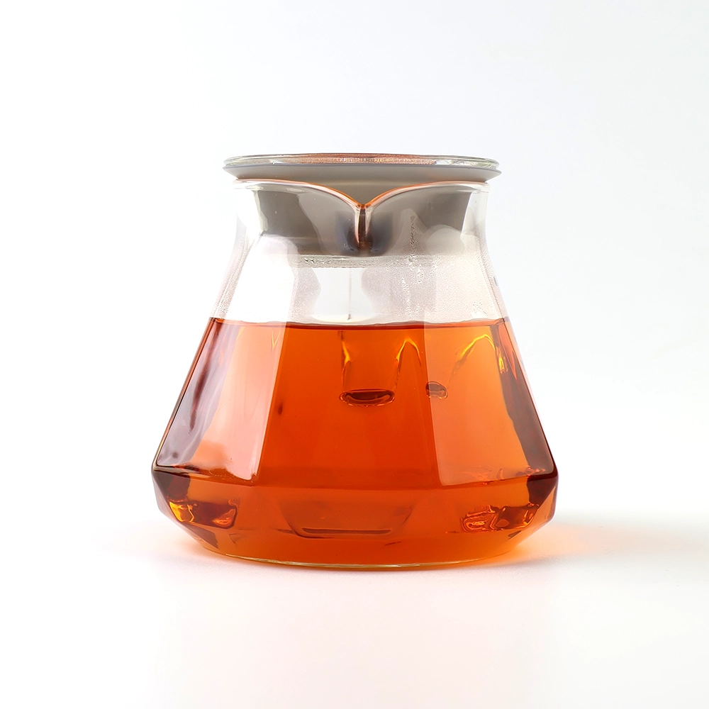 Glass Coffee Server Diamond Shaped Clear, 600ml - Image 3