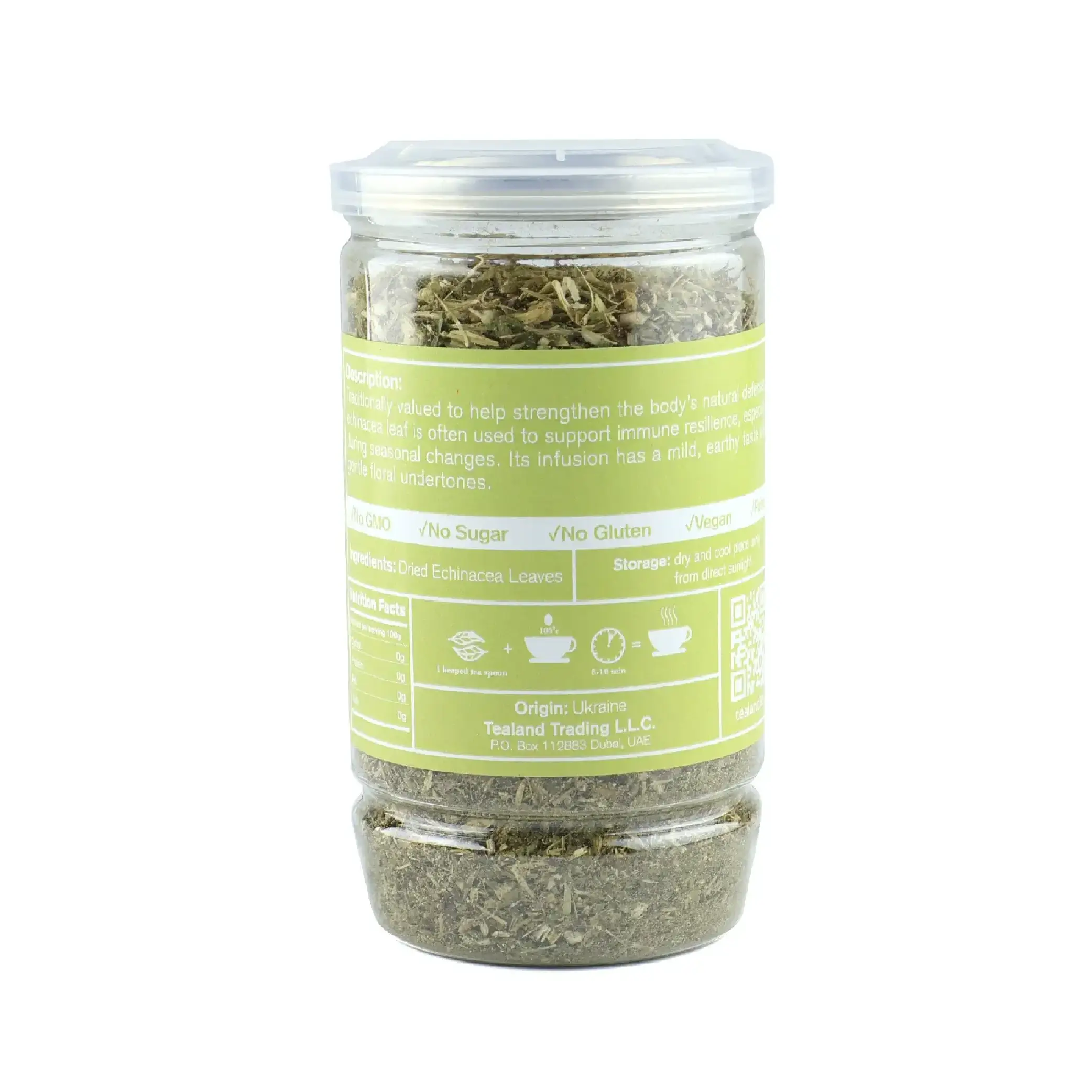 Dried Echinacea Leaf Cut, 70g - Image 3