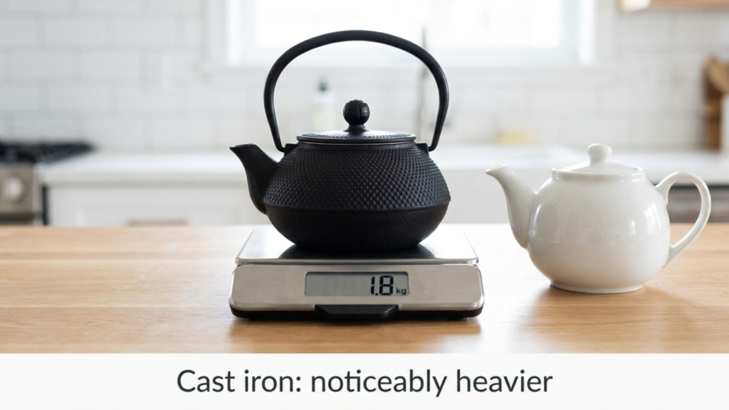 Cast Iron Teapot vs Ceramic Teapot