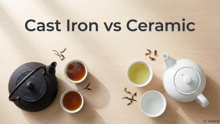 Cast Iron vs Ceramic Teapot
