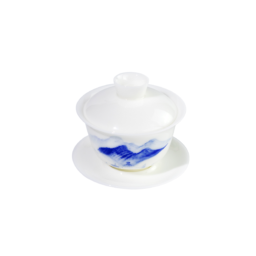 Porcelain Gongfu Tea Gift Set (12pcs) - Image 4