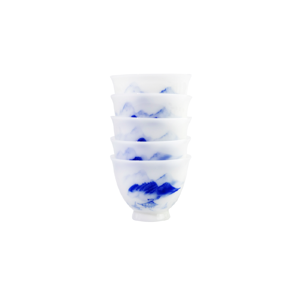 Porcelain Gongfu Tea Gift Set (12pcs) - Image 5